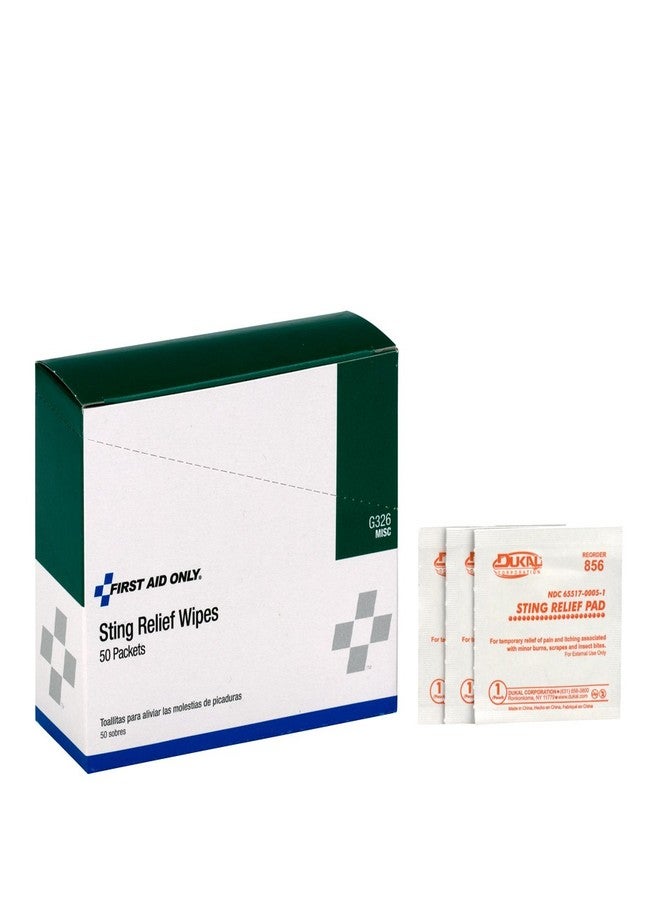 First Aid Only - G326GR Insect Sting Relief Pad, 50 Count Box - Image 1